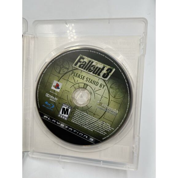Fallout 3 (Sony PlayStation 3, 2008) PS3 CIB FREE SHIPPING - Picture 7 of 9